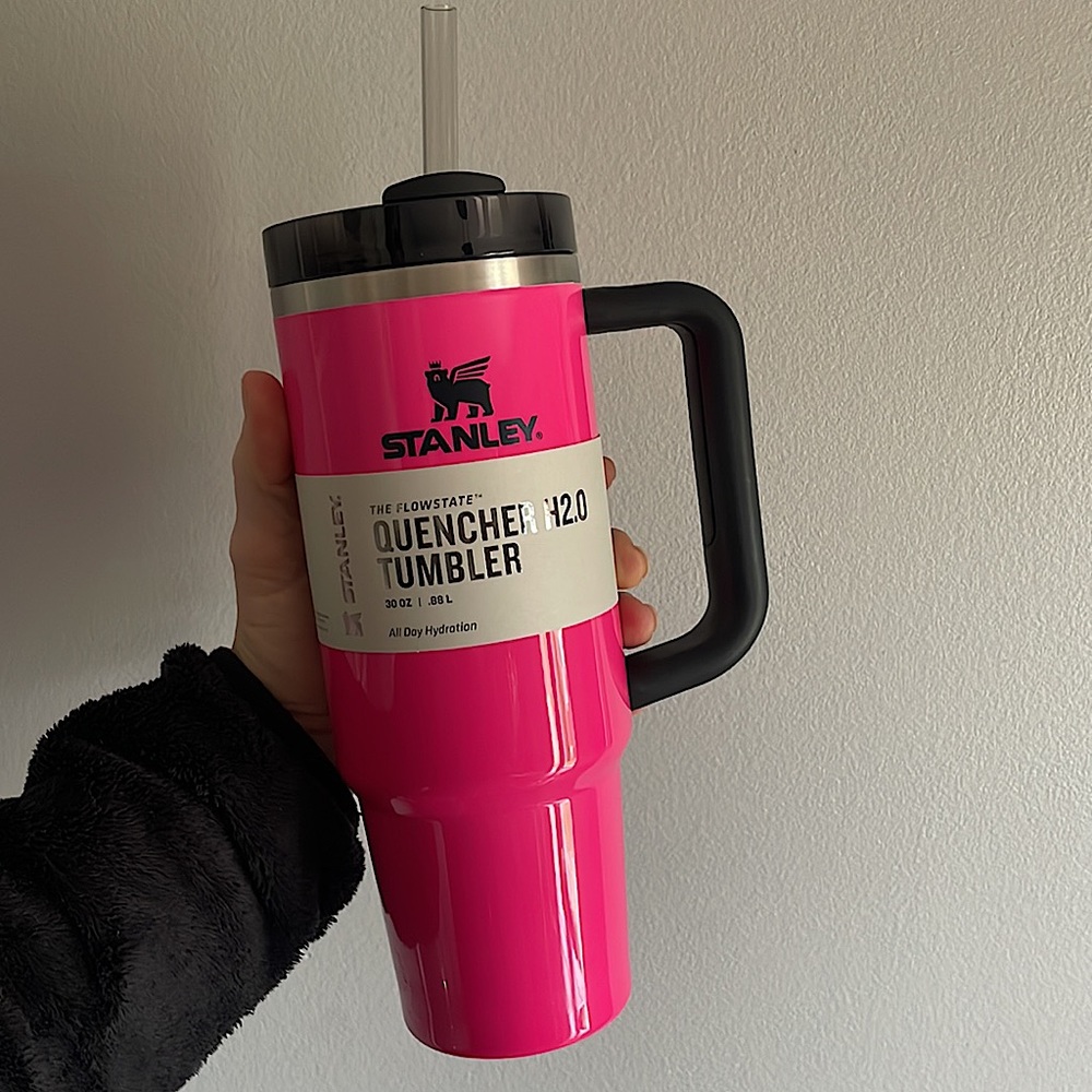 **LIMITED*🩷Stanley 30 oz Tumbler Spring Fling Collection, color:ELECTRIC PINK🩷